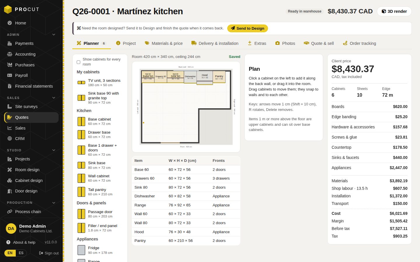 Room planner